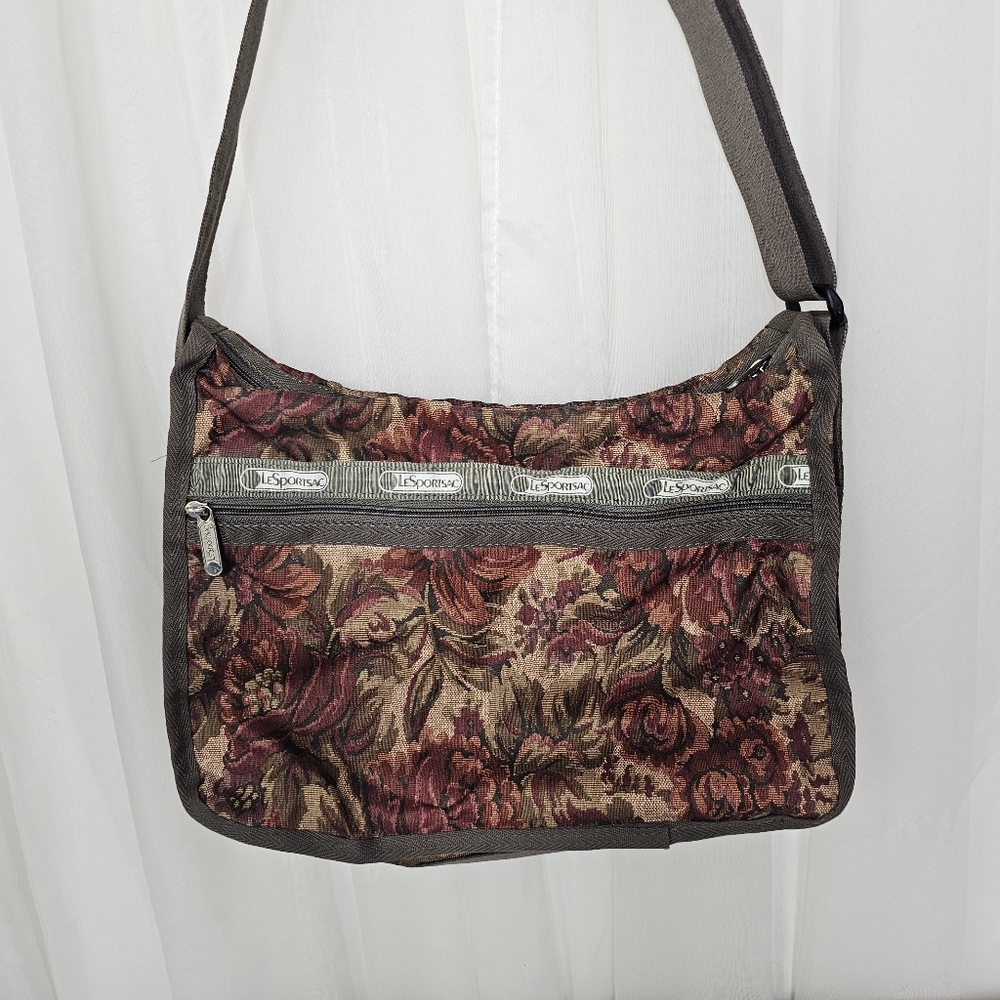 LeSportsac Deluxe Everyday Bag Floral Tapestry - Picture 5 of 7
